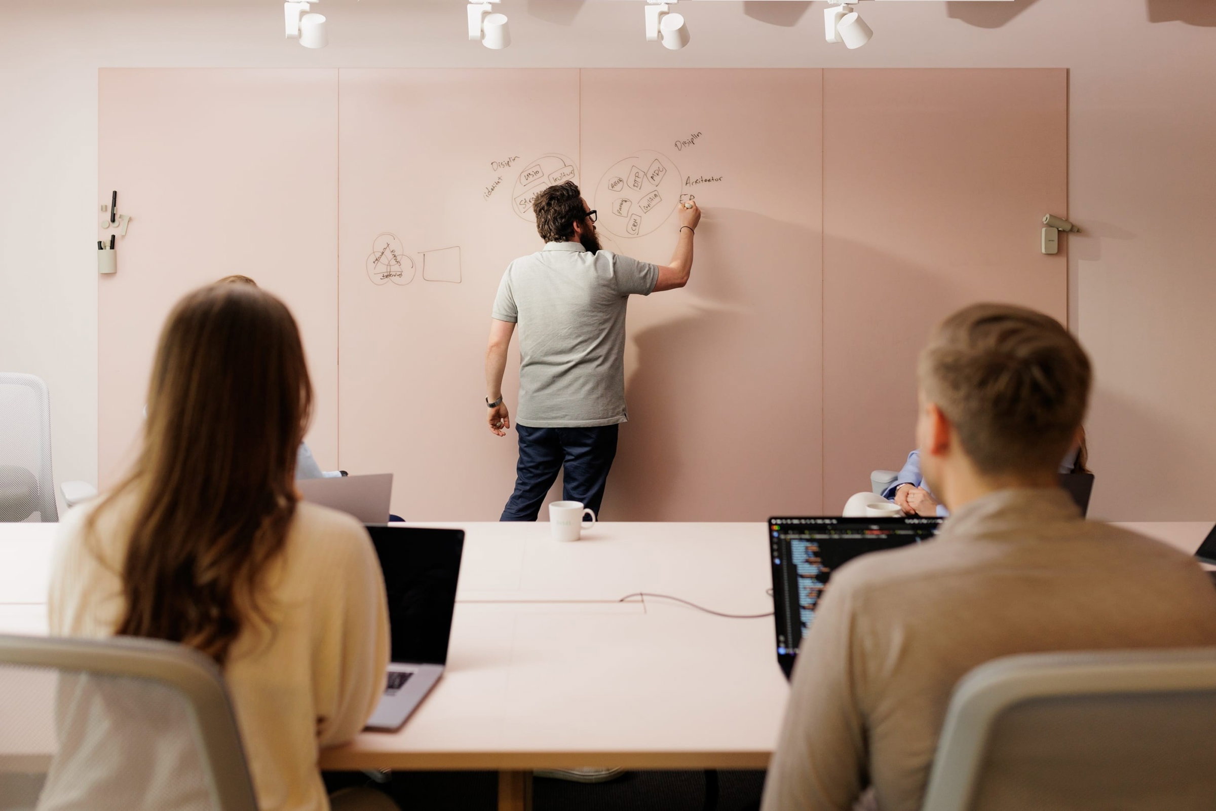 Evidi-konsulter i workshop med kund